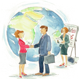 Internationale Einkaufsschulungen und Seminare mit den Trainern und Experten von KeSch Training international in über 30 Sprachen